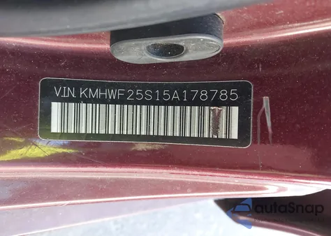 2005 Hyundai Sonata Gl z USA, uszkodzony, nr VIN KMHWF25S15A178785